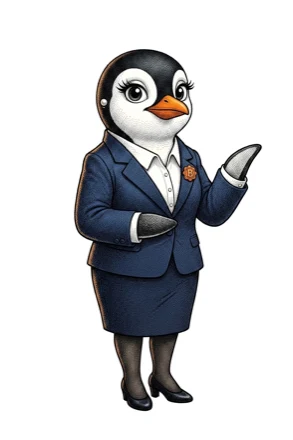 Nina the penguin